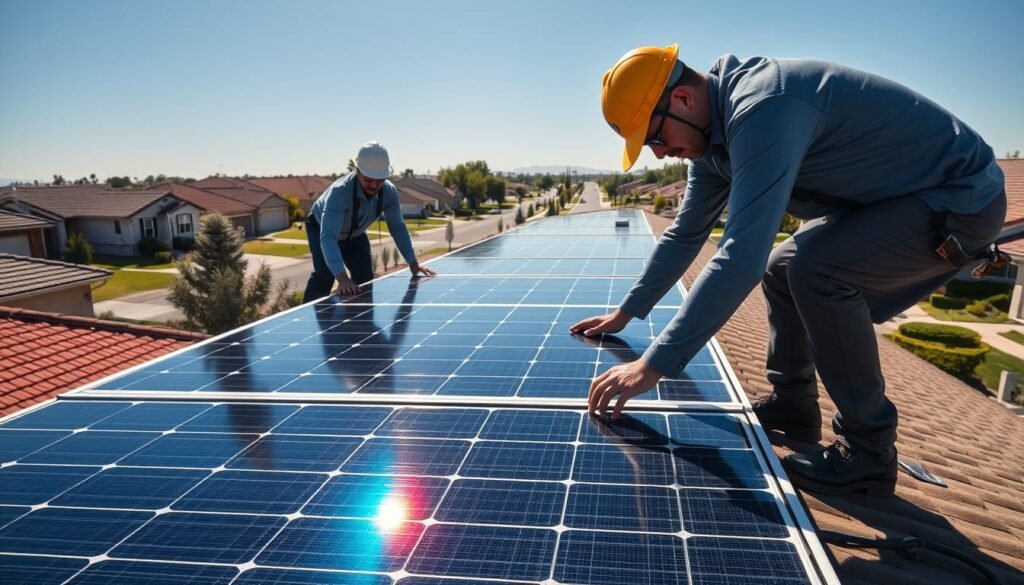 solar panel installation tracy